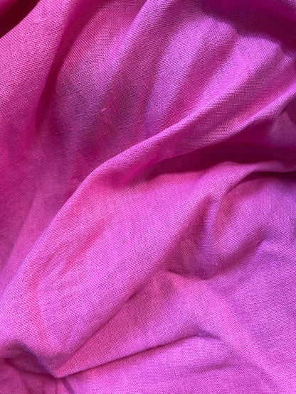 Magenta Rayon/Linen Woven "Hibiscus Dreams"